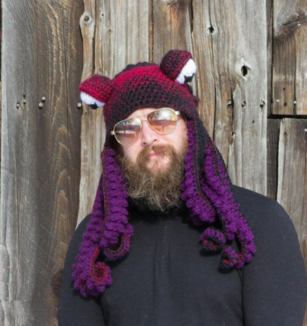 (Vânzare timpurie de Crăciun - 48% OFF) Pălărie de caracatiță tricotată manual
