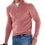 Încarcă imaginea în vizualizatorul Galerie, Bărbați sfert zip tricou pulover pulover de lână pulover de lână
