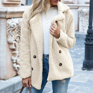 Jachetă din fleece de alpaca țesută